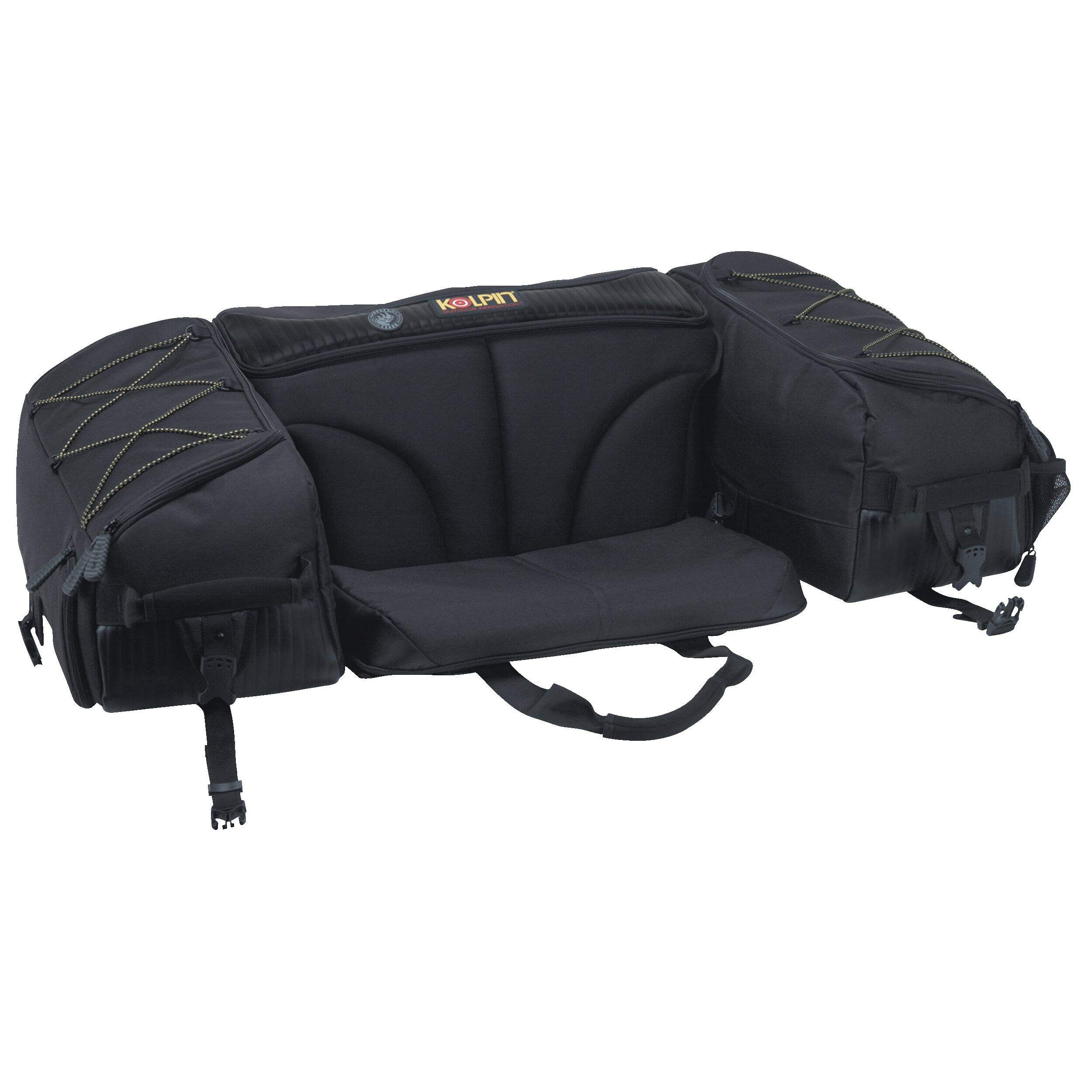 Kolpin ATV Matrix Seat Rack Bag, Black Front_Angled_Right