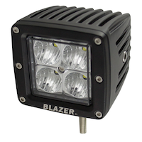 Blazer Single LED Flood Light, 2-in Front_Angled_Left