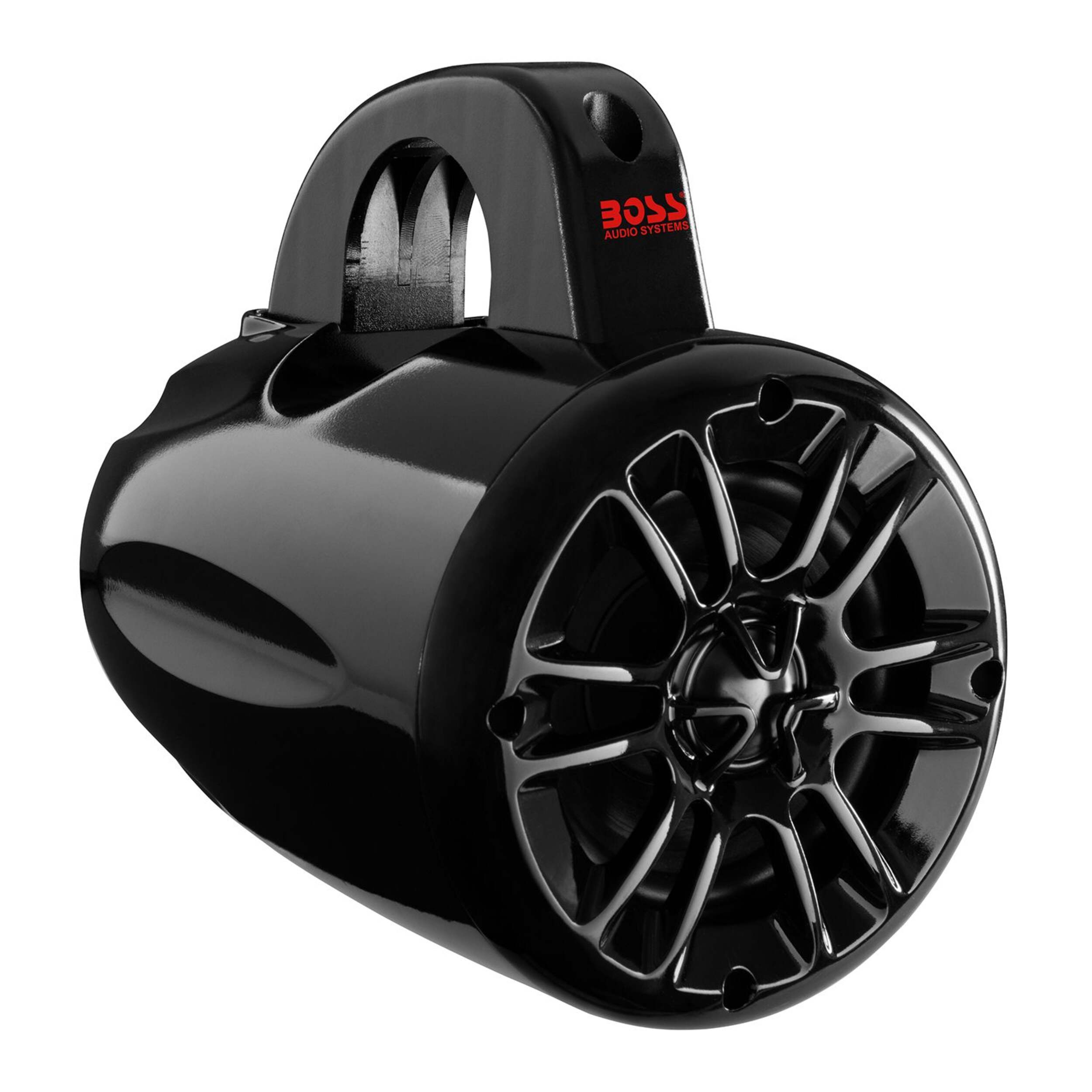 Boss Audio 2-Way Wakeboard Tower Speakers, Pair, 400 Watts, 4-in Front_Three_Fourths_Angled_Right