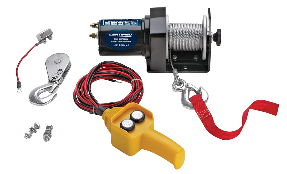 Certified 1500lb Dual Line Winch Canadian Tire