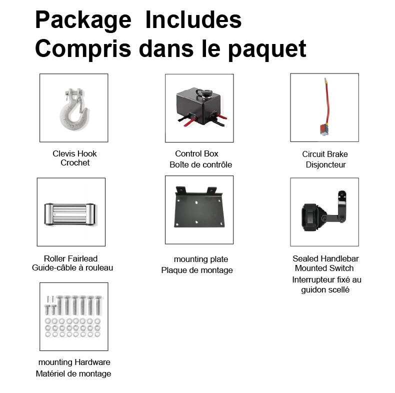 Tundra Tested ATV/UTV Winch, 3000lb Canadian Tire