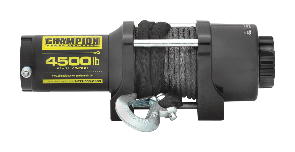 Champion Synthetic Rope Winch Kit, 4,500lb Canadian Tire