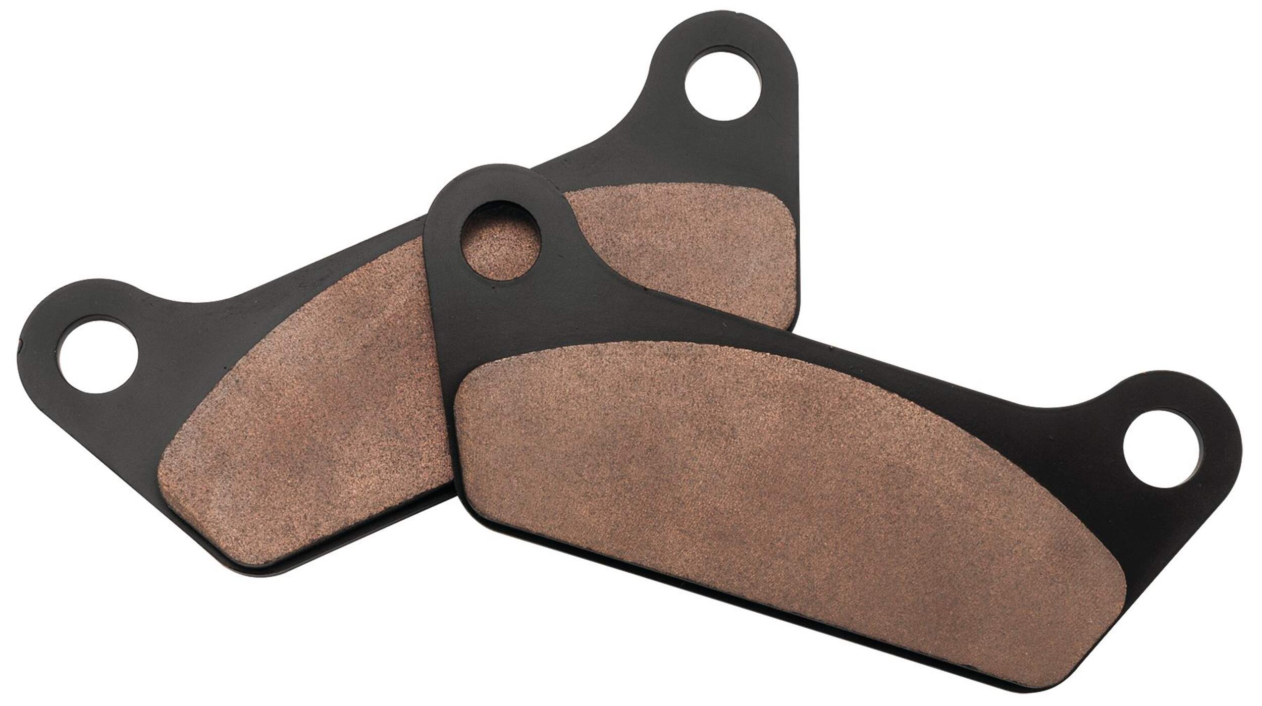 Twin Power X-Stop Sintered Brake Pads for Harley-Davidson, Rear Front_Flat