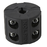 Kolpin Bolt-On Universal Rubber Winch Stop, 1-pk, Black Front_Angled_Right