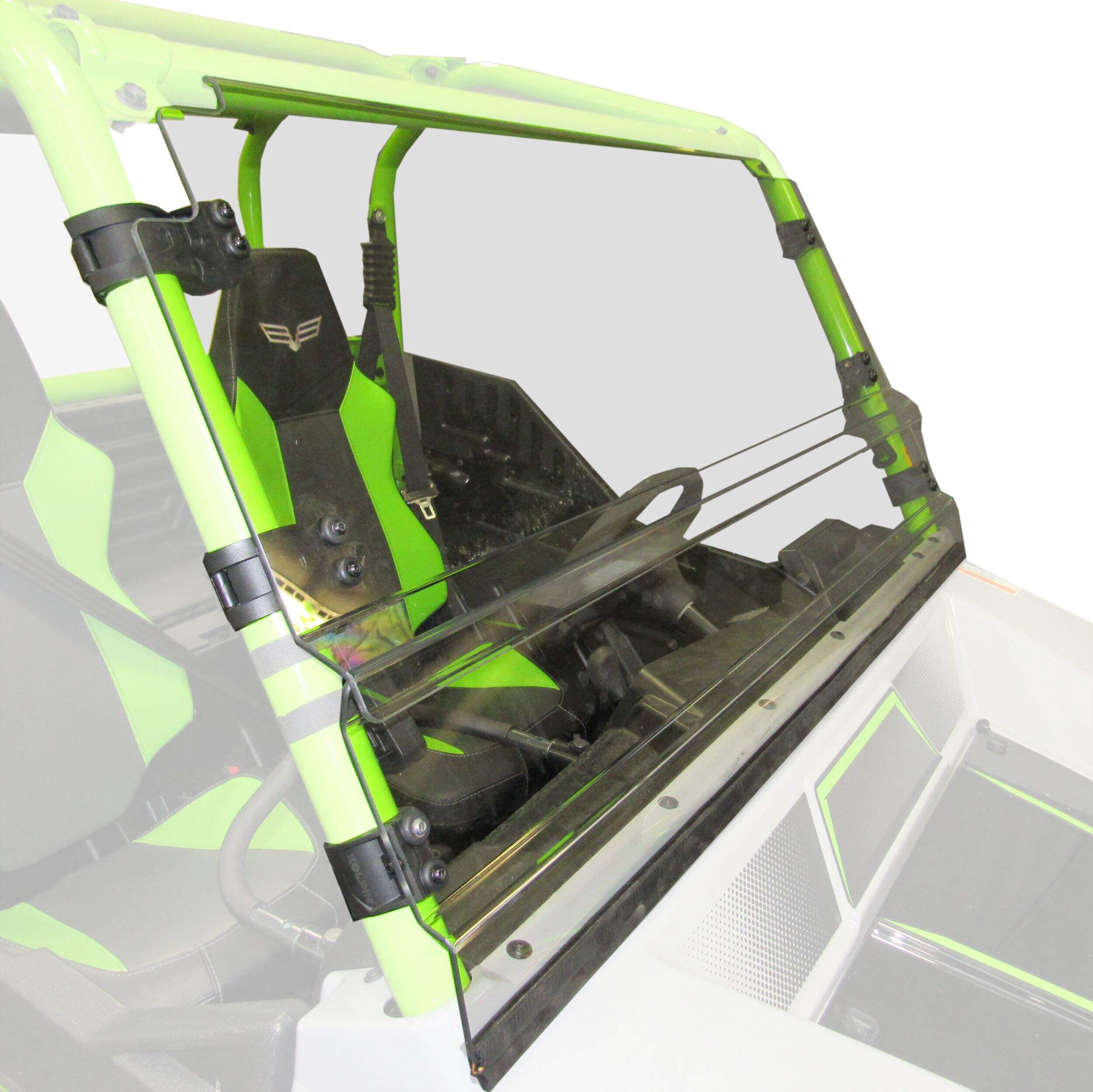 Pare-brise inclinable Kolpin pour VUTT Textron Havoc/Stampede Front_Angled_Right