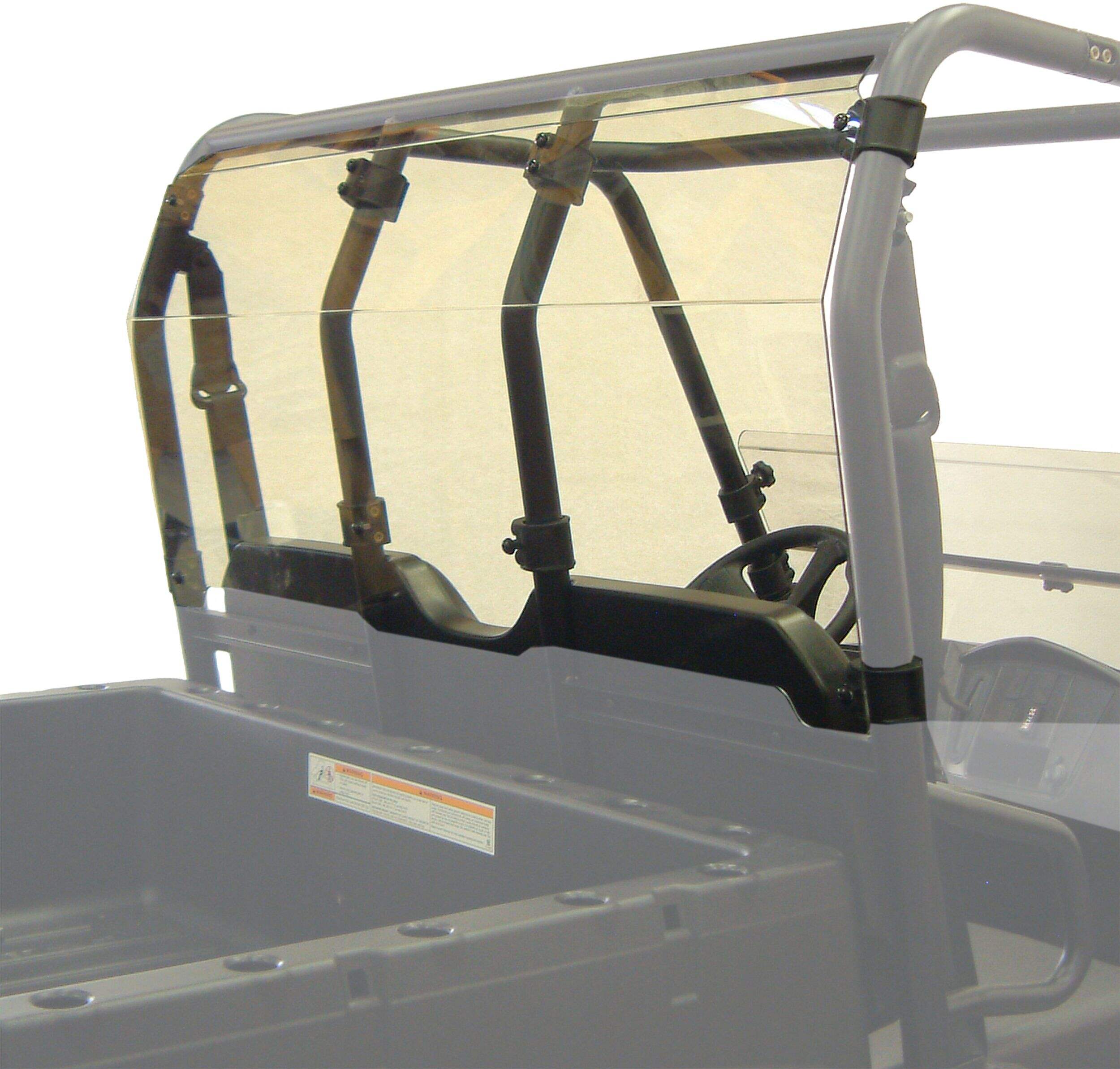 Kolpin UTV Windshield Rear Panel for Polaris® Ranger® Mid-size/400/500/570 Back_Angled_Right