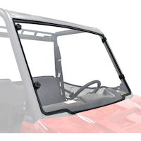 Kolpin UTV Windshield Full-Fixed for Polaris® Ranger® ETX/EV/500/570/570 CREW Front_Angled_Right