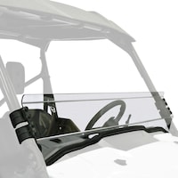 Kolpin UTV Windshield Half-Fixed for Honda® Pioneer® 1000 2-PASS/5-PASS Front_Angled_Right