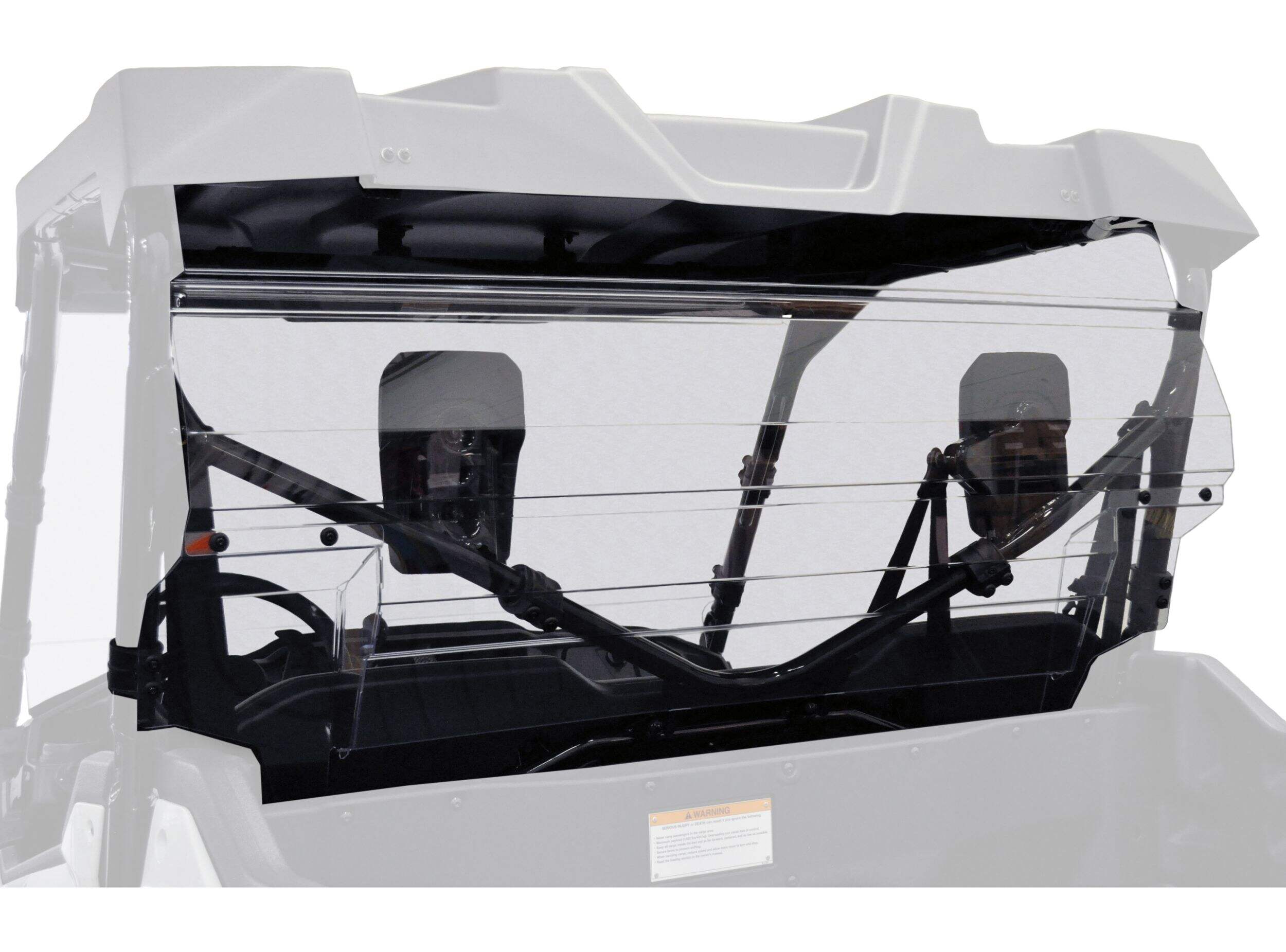 Kolpin UTV Windshield Rear Panel for Honda® Pioneer® 1000 3-PASS Back_Angled_Left