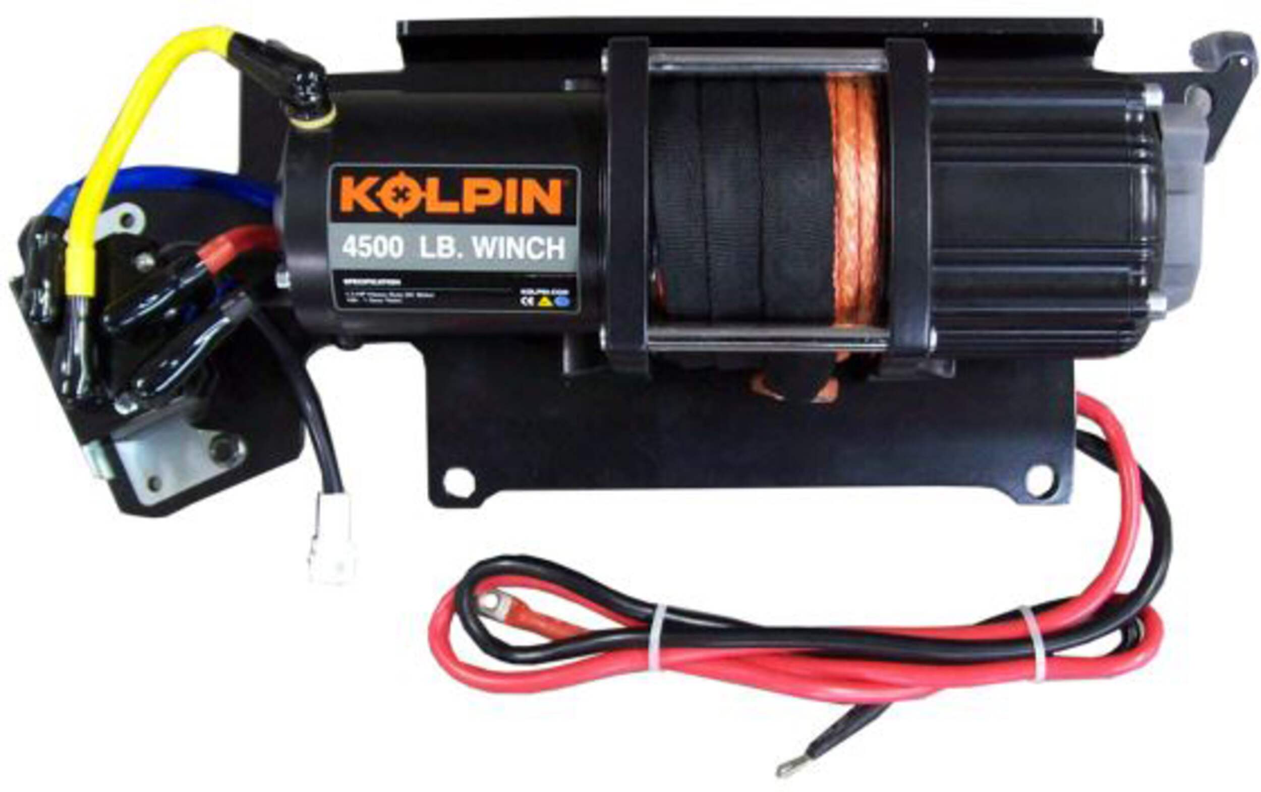 Kolpin Polaris Ranger Quick-Mount Winch Kit, 4500-lb Overhead_Flat