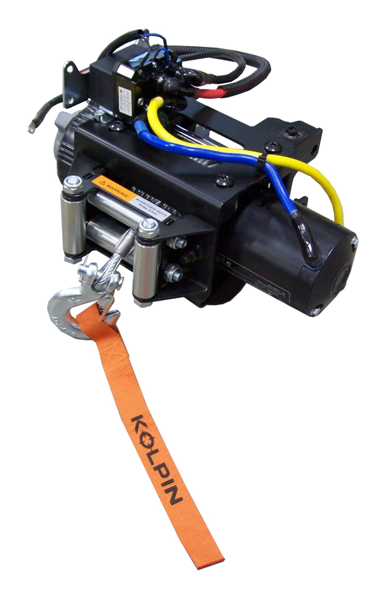 Kolpin QuickMount Winch Kit for Polaris Sportsman, with Steel Cable