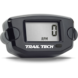 Trail Tech Surface TTO Mount Digital Tach Hour Guage, Black Front_Three_Fourths_Angled_Right
