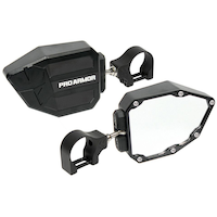 Kolpin Pro Armor Side View Mirrors, Black Composite_or_Mixed