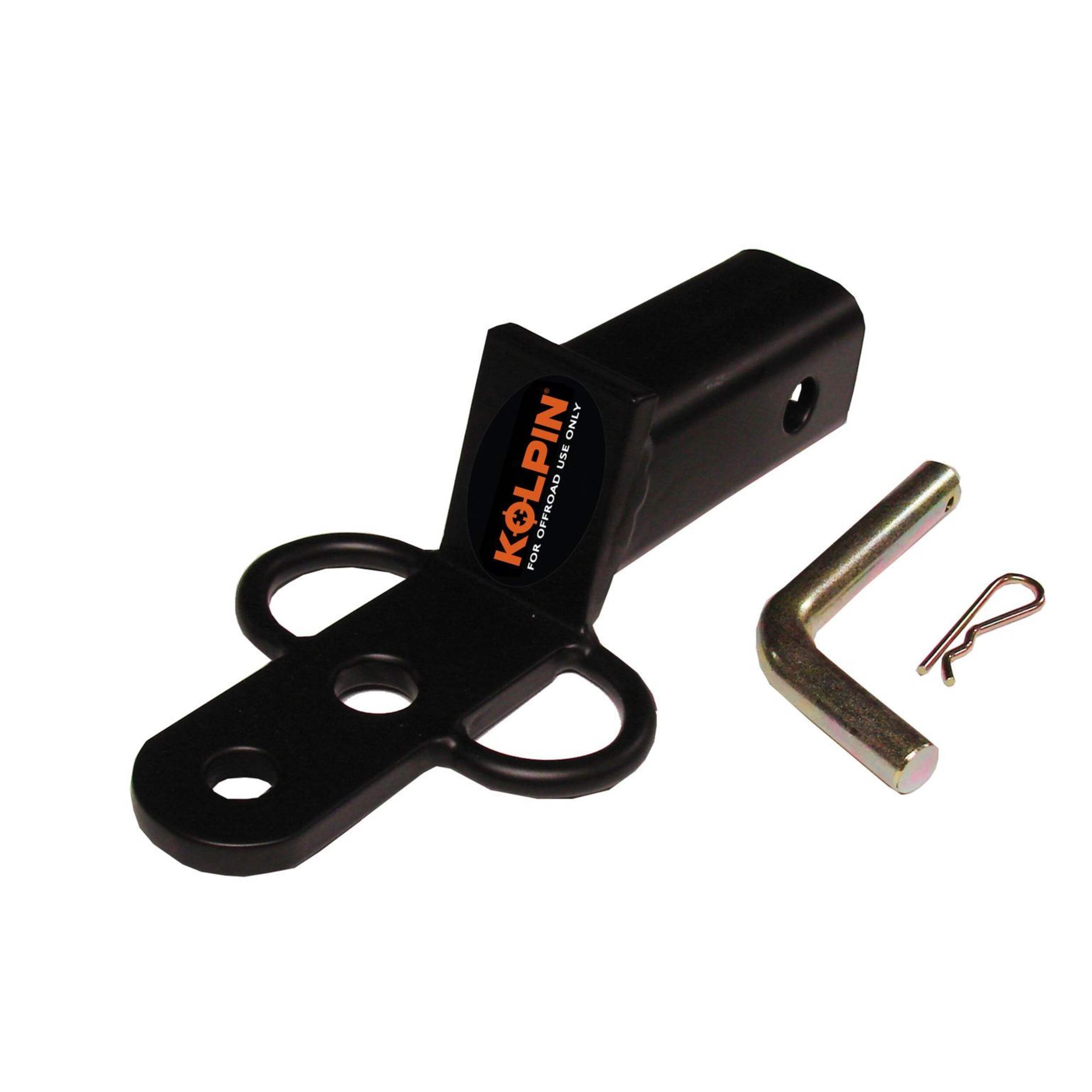 Kolpin 3-Way Multi-Purpose ATV/UTV Receiver Hitch, 2-in Front_Three_Fourths_Angled_Left