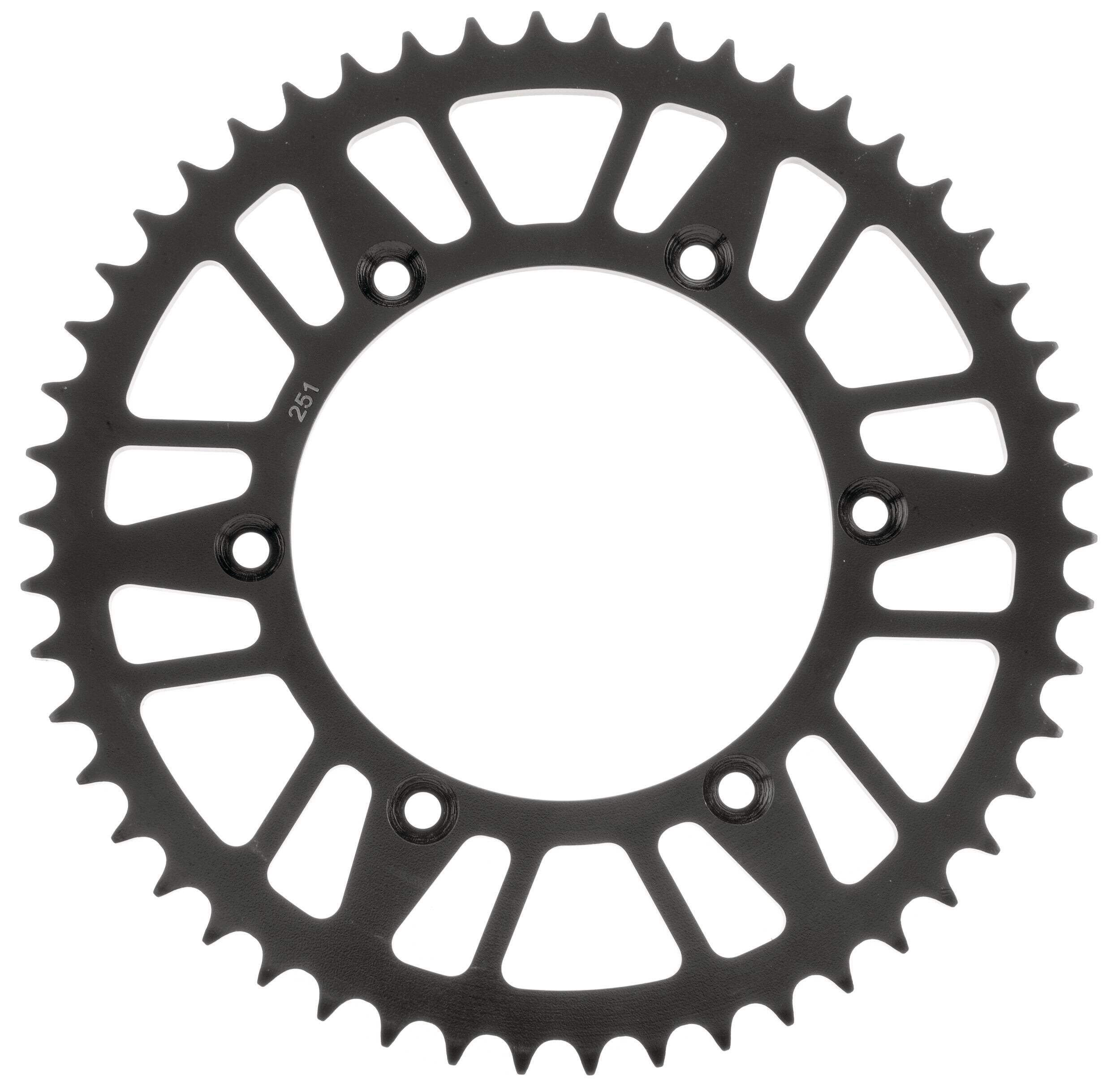 BikeMaster Sprocket 520 51T, Rear Front_Flat