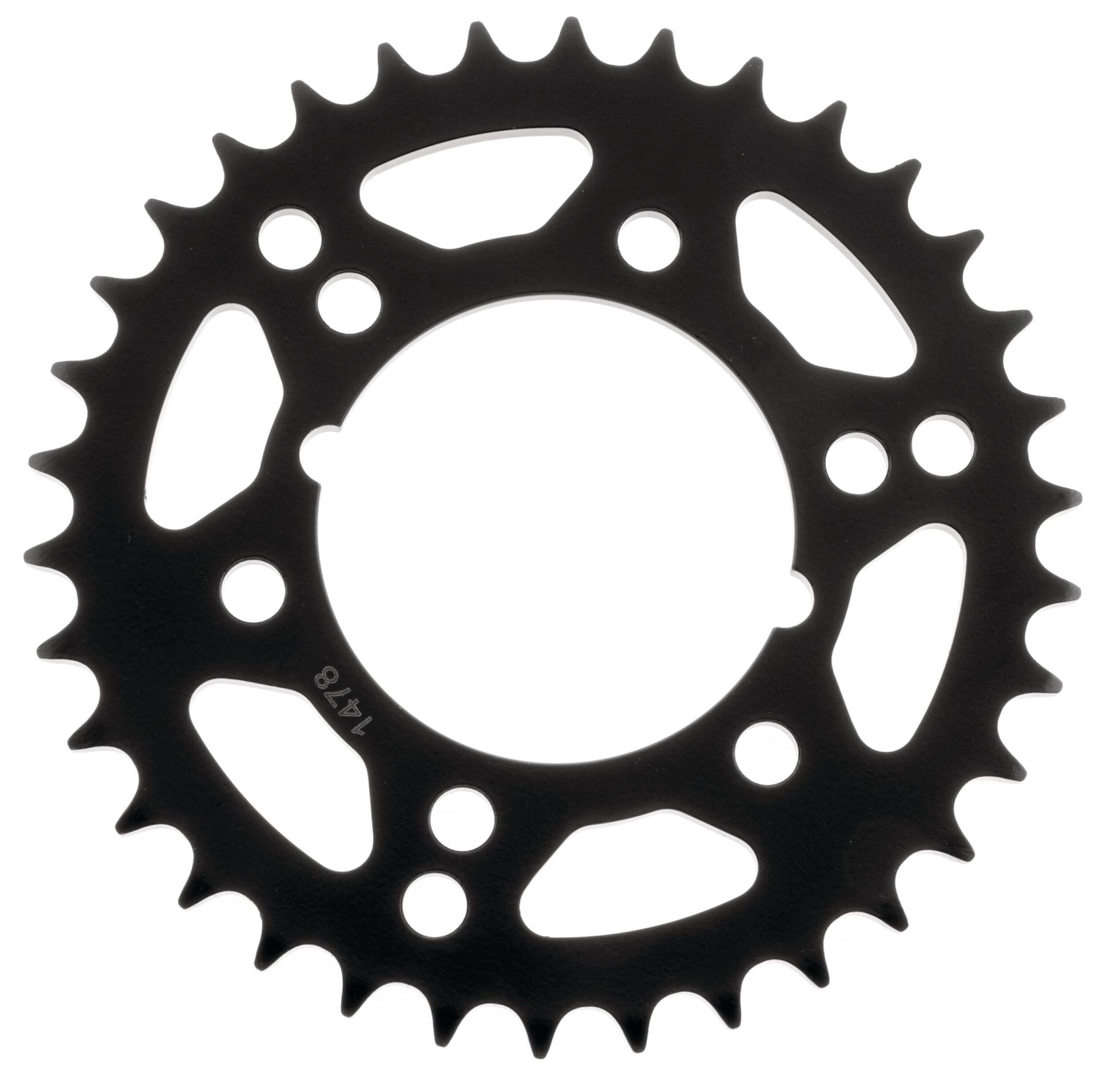 BikeMaster Sprocket 520 34T, Rear Front_Flat