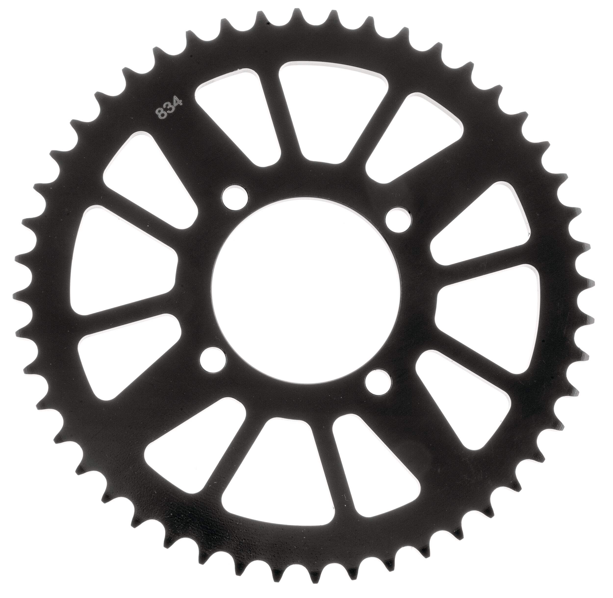 BikeMaster Sprocket 420 46T, Rear Front_Flat