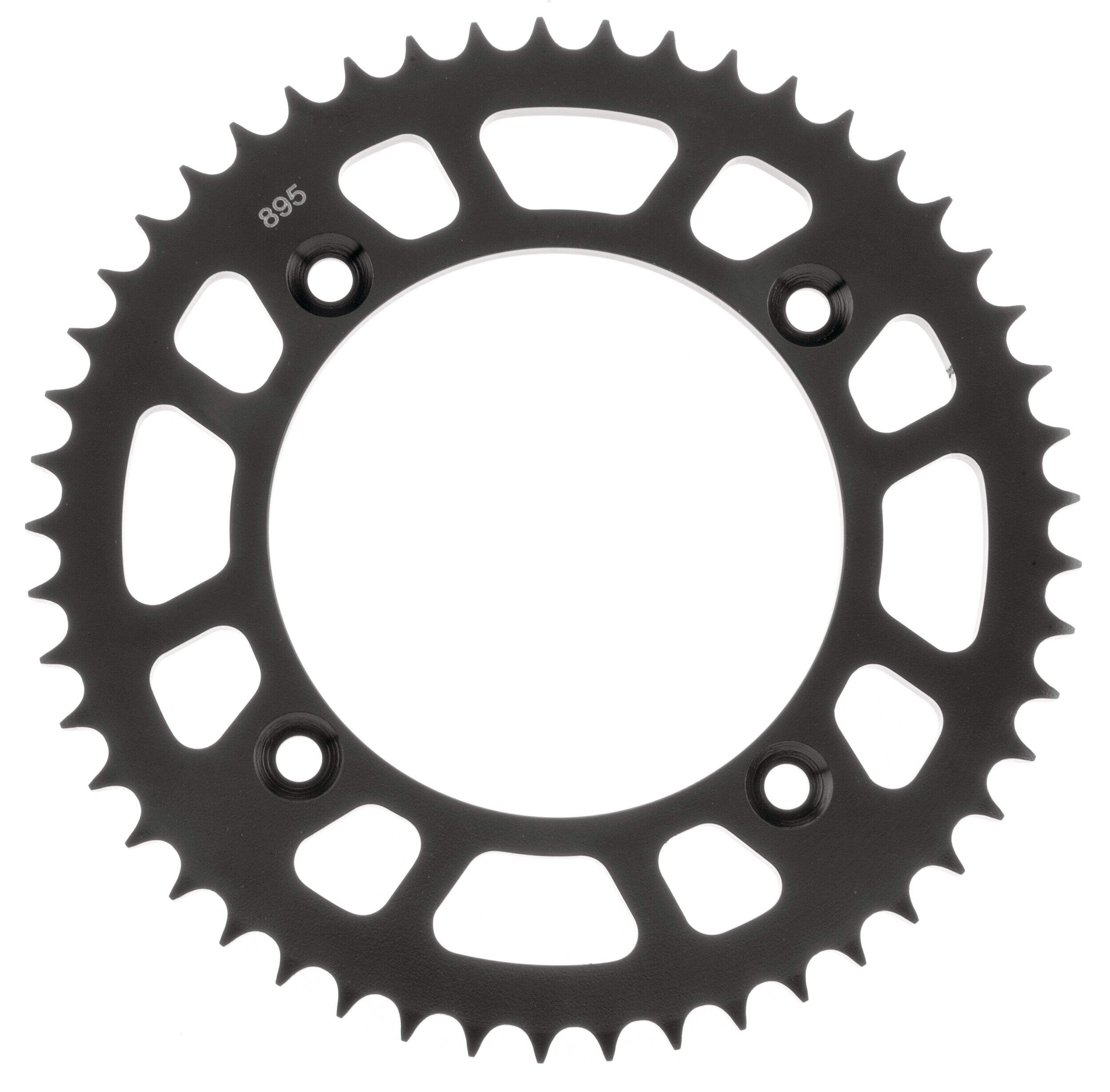 BikeMaster Sprocket 428 49T, Rear Front_Flat