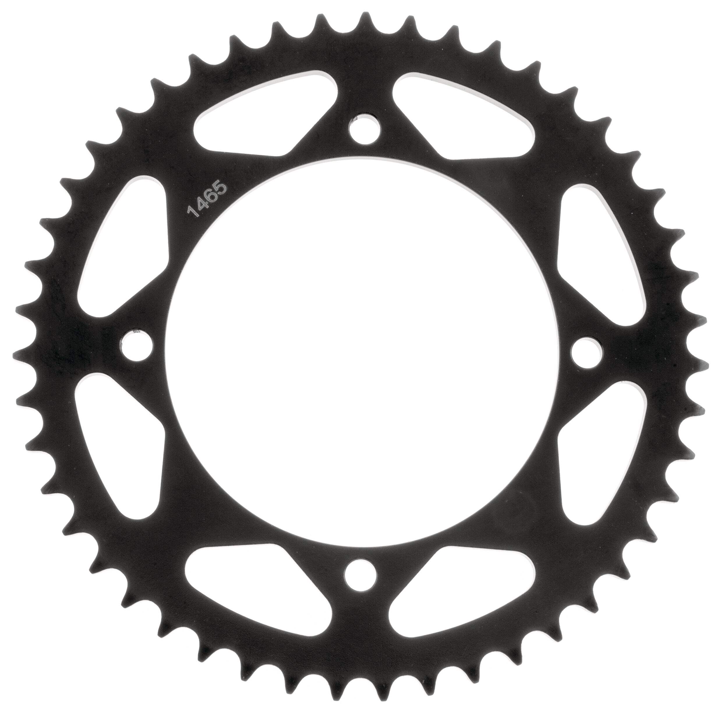 BikeMaster Sprocket 420 47T, Rear Front_Flat