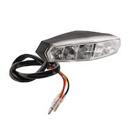 BikeMaster Mini-LED Taillight with License Plate Light Front_Angled_Right