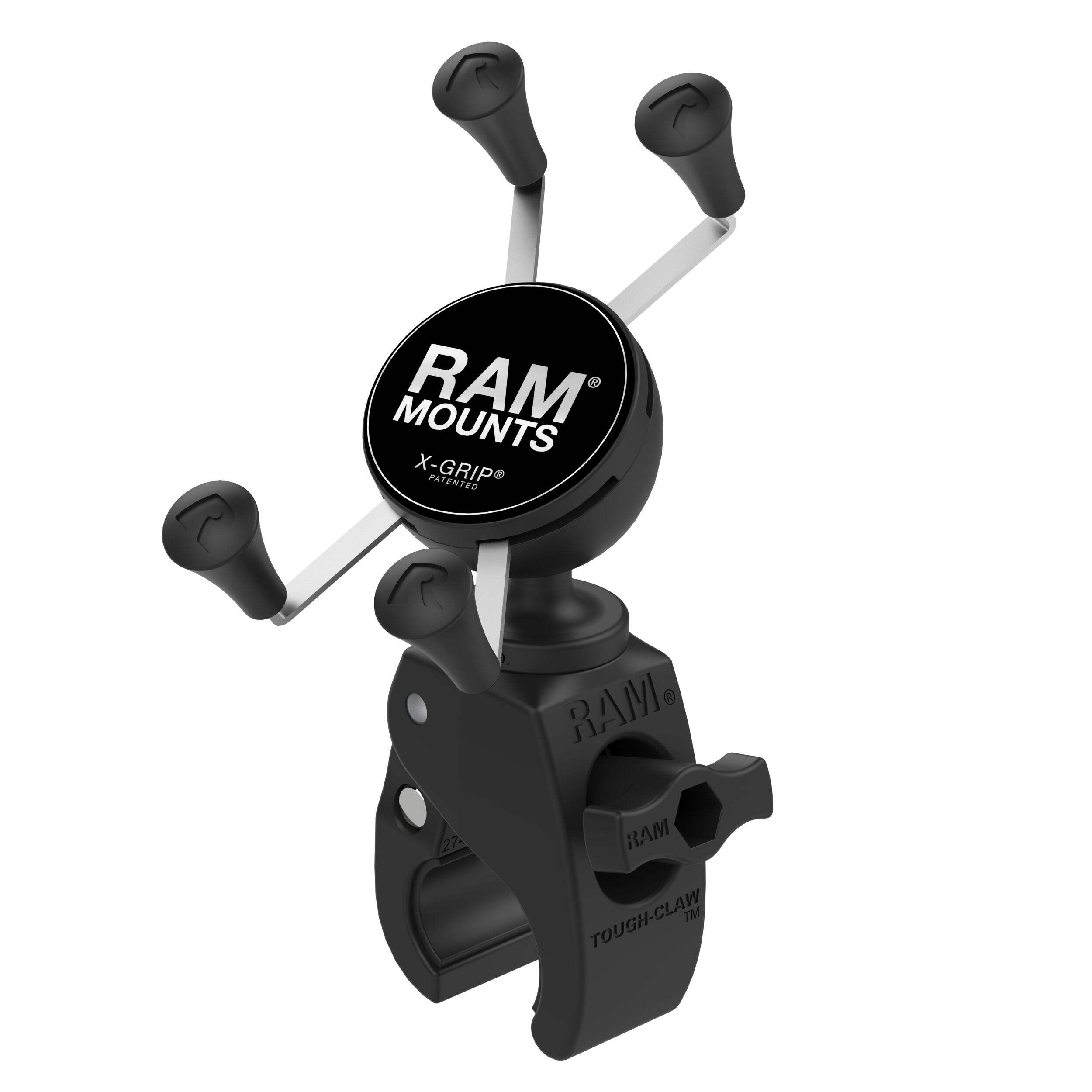 Support universel pour téléphone RAM X-Grip avec Snap-Link Tough-Claw Front_Three_Fourths_Angled_Left