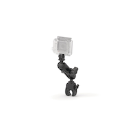 RAM® Tough-Claw Double Ball Mount with Universal Action Camera Adapter Front_Three_Fourths_Angled_Left