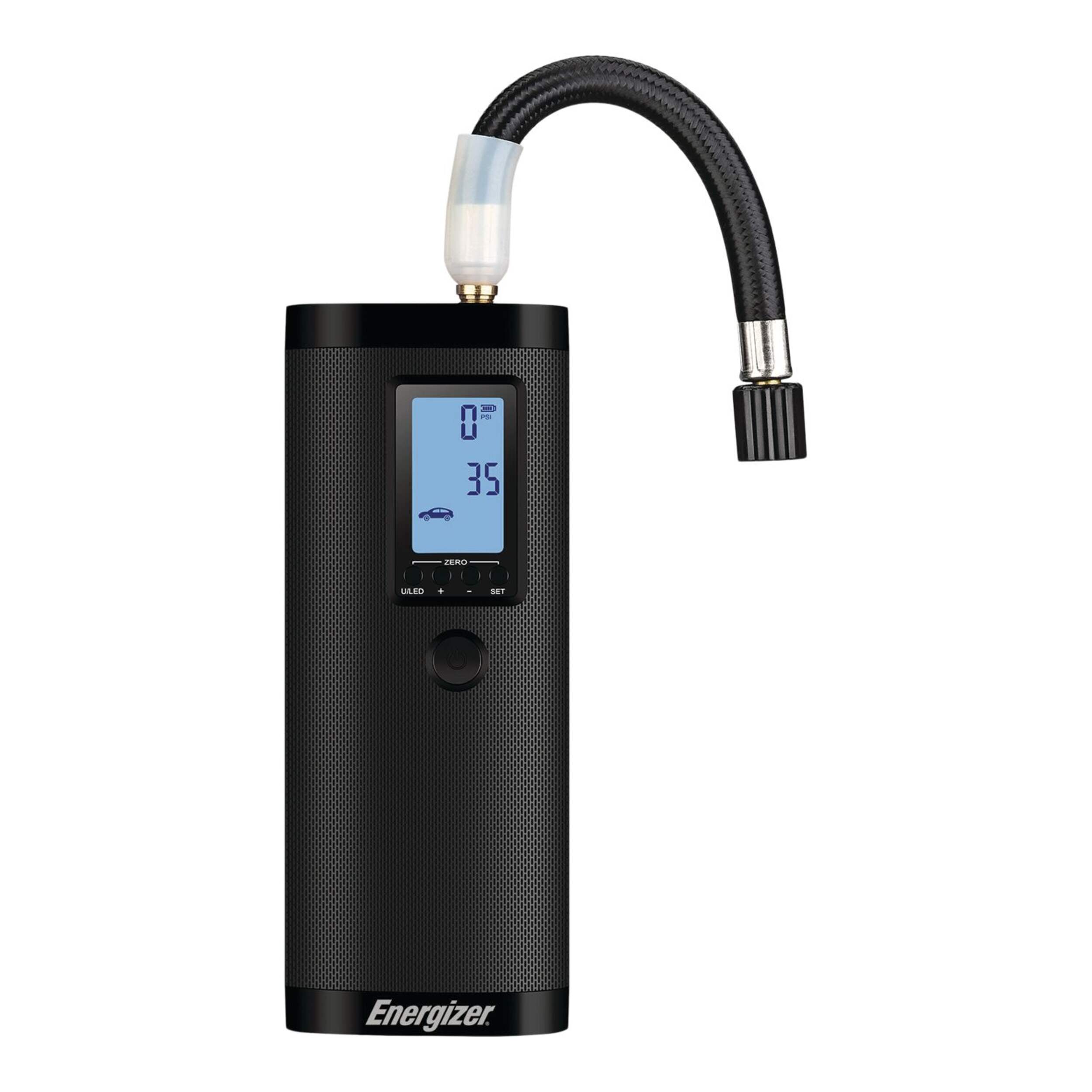 Energizer Portable Lithium-Ion Rechargeable Air Compressor Front_Flat