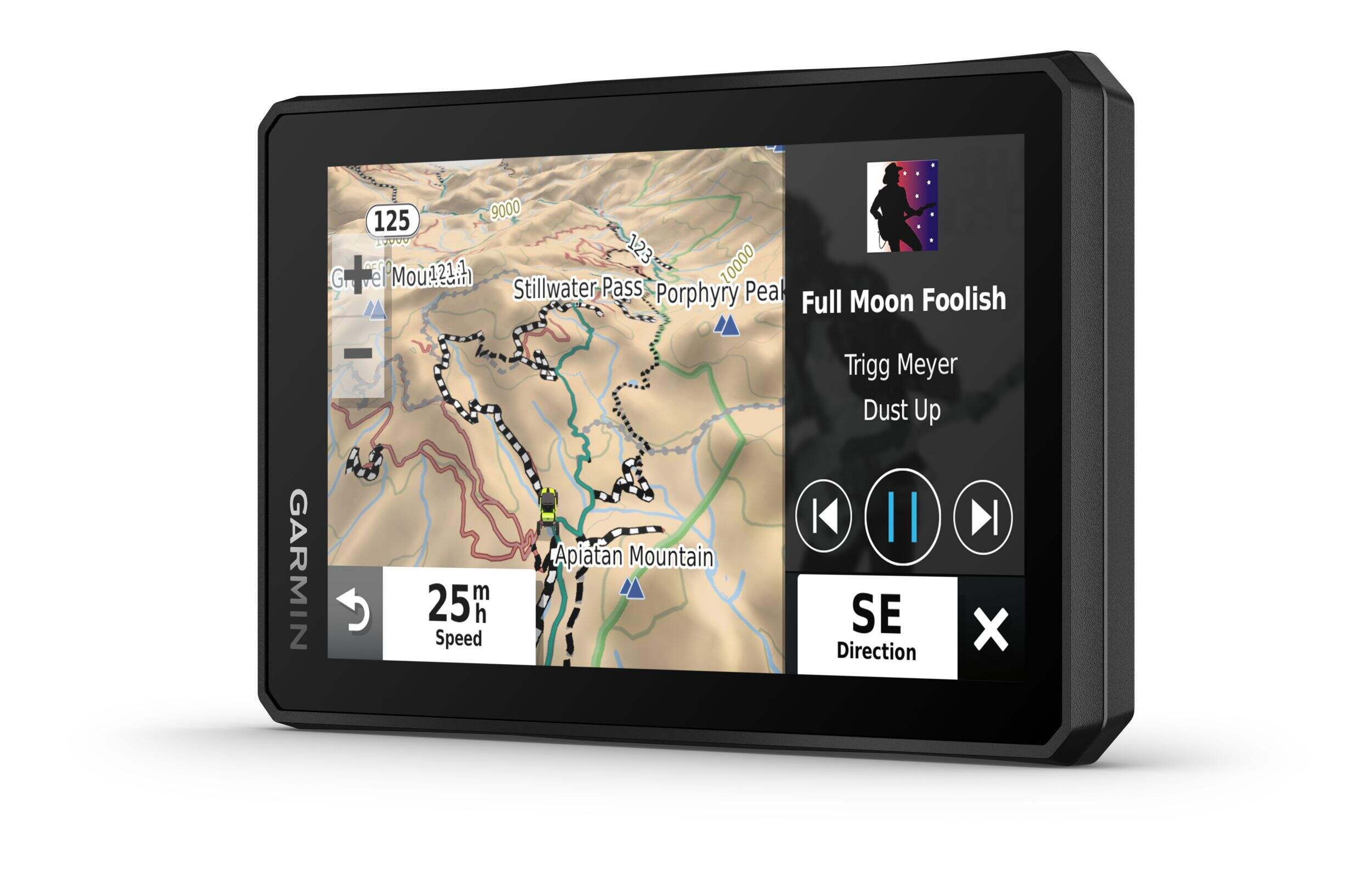 Navigateur GPS Garmin Tread Powersport, édition de base, 5,5 po, noir Front_Three_Fourths_Angled_Left