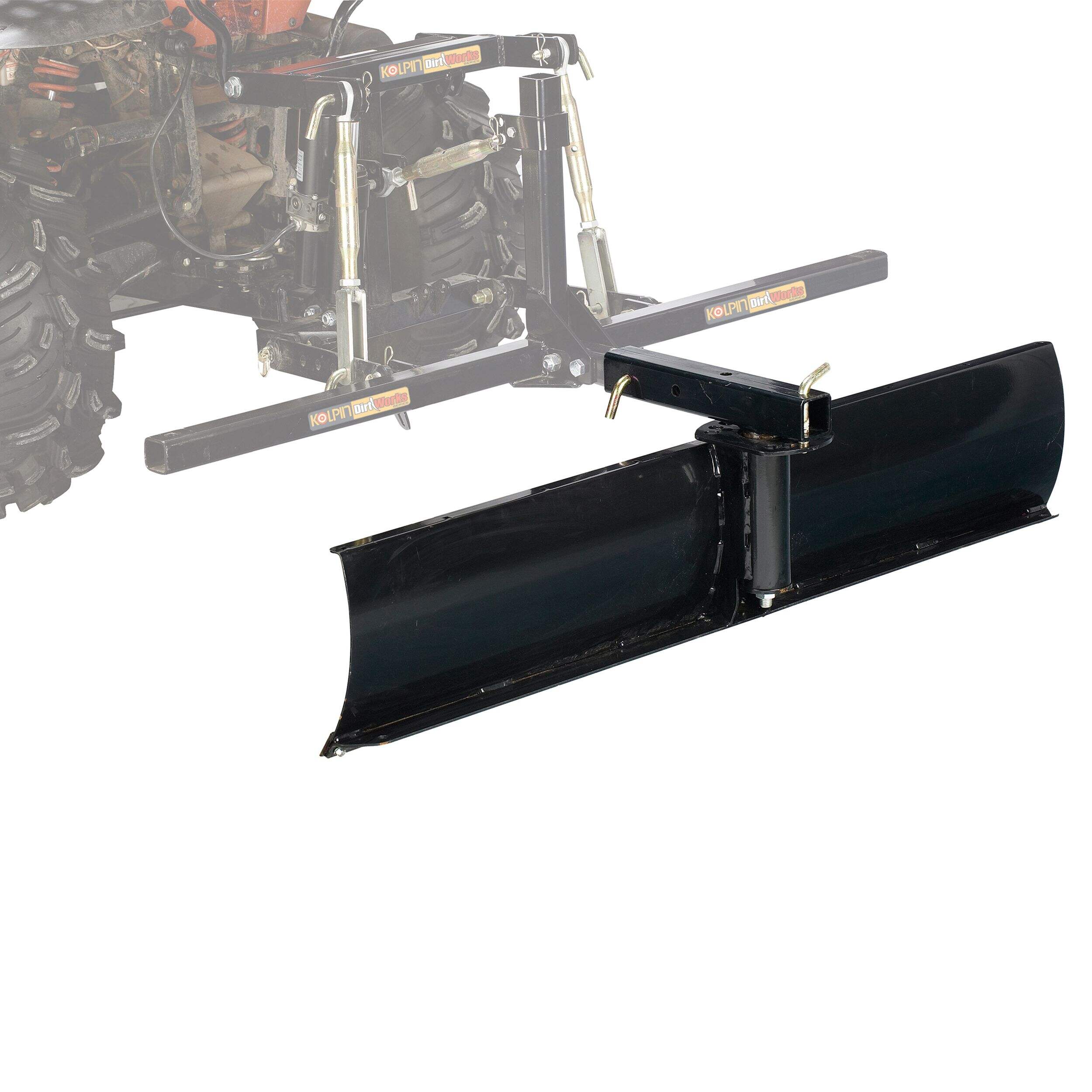 Kolpin ATV/UTV Dirtworks® Tool Attachment Rear Plow Blade, 60-in Back_Angled_Left