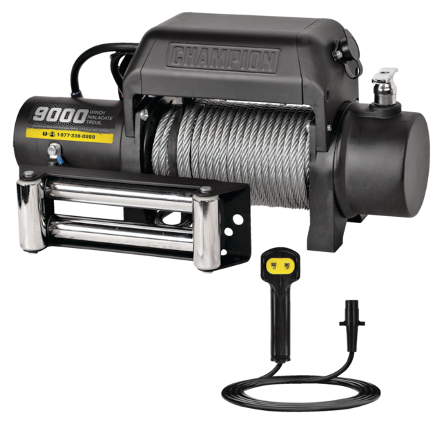 Champion Power Equipment Winch, 9000lb Canadian Tire