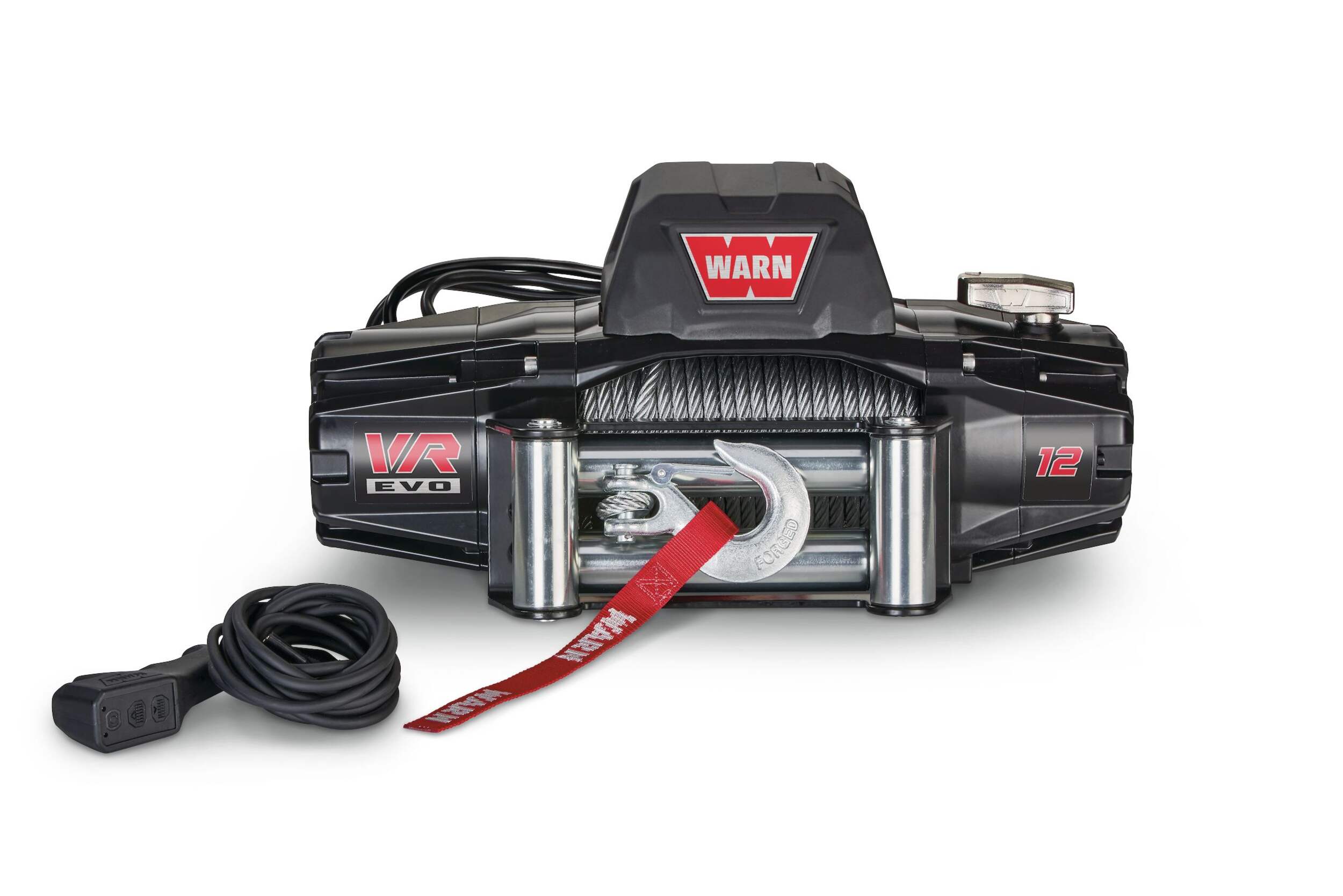 Warn VR12 Truck Winch, 12,000-lb Front_Flat