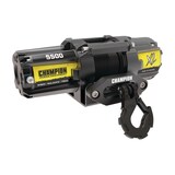 Champion XL ATV/UTV Synthetic Rope Winch Kit, 5500-lb Front_Angled_Right