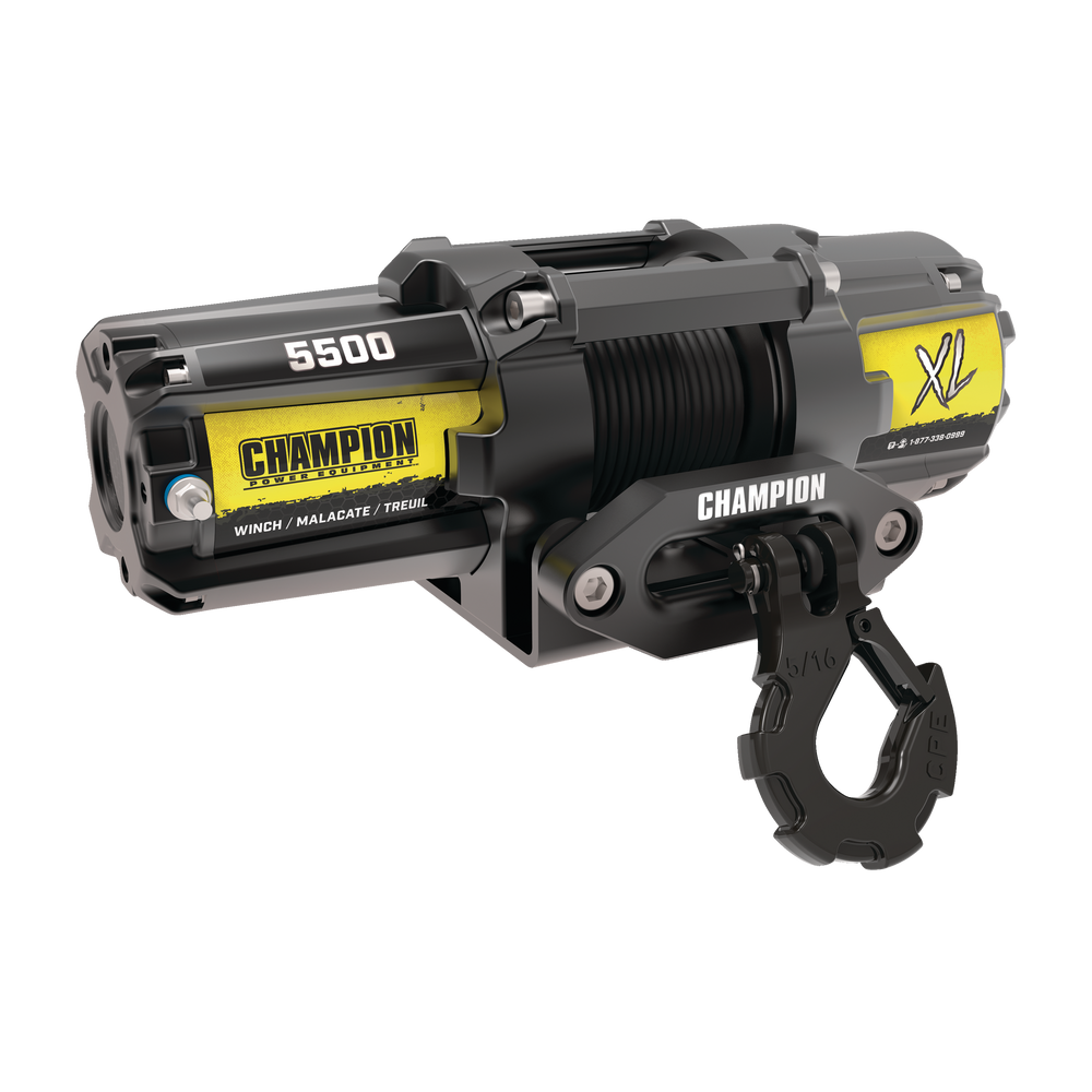 Champion Synthetic Rope XL Winch, 5500lb Canadian Tire