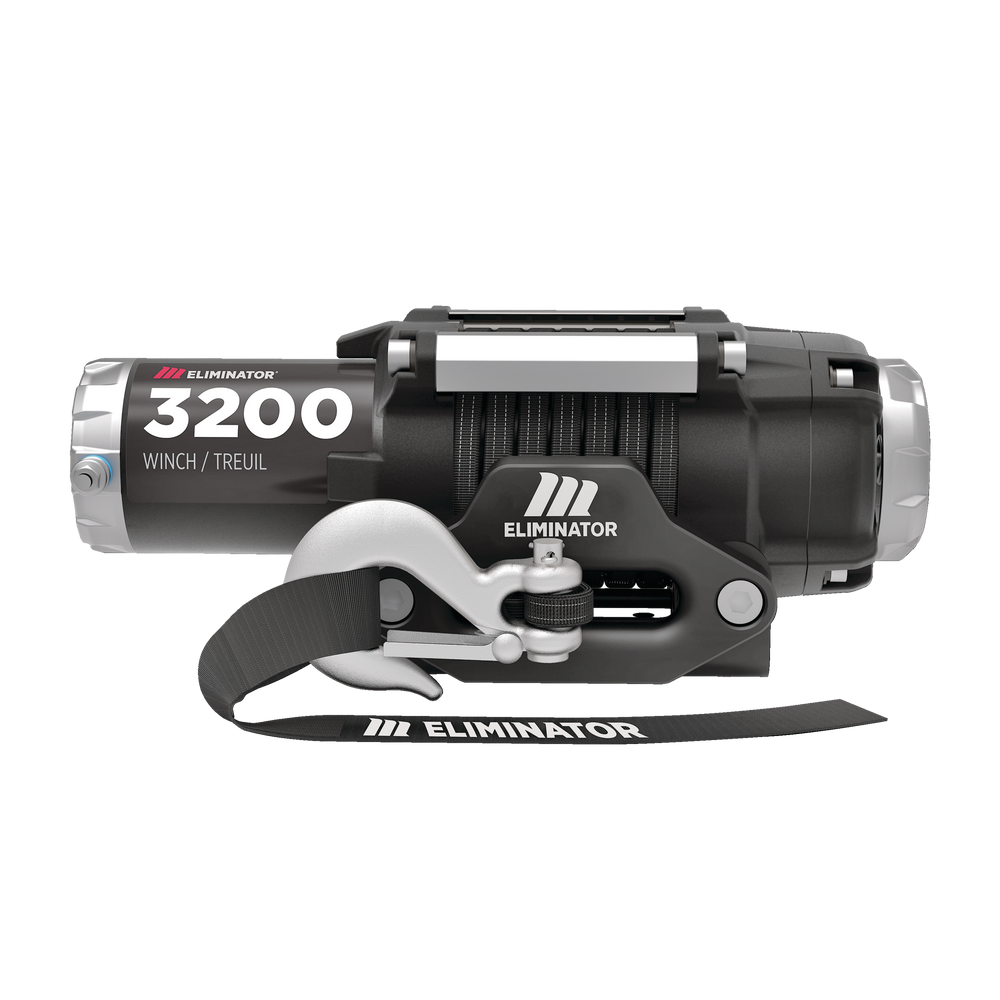 MotoMaster Eliminator Winch with Synthetic Rope, 3200lb Canadian Tire