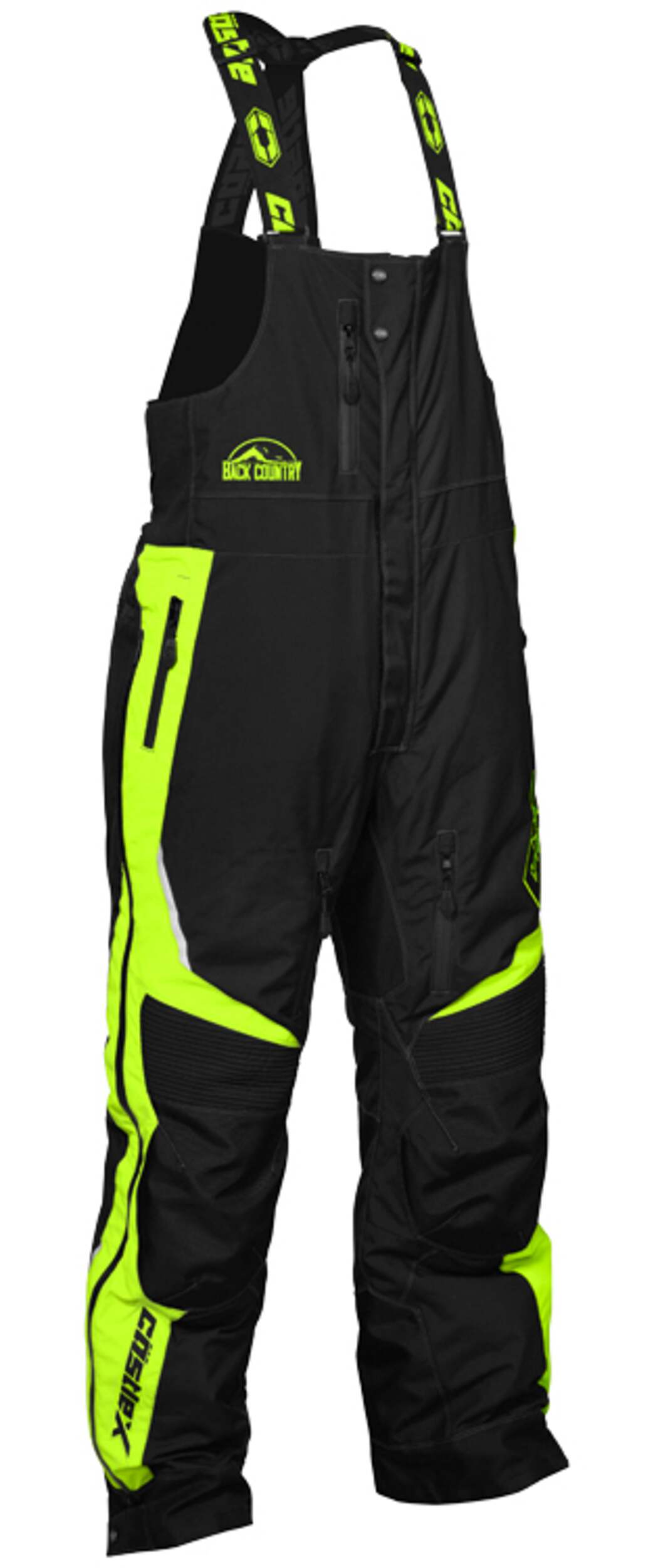 Castle Tundra G2 Men's Snow Pants/Bib, HiVis/Black, Assorted Sizes Canadian Tire