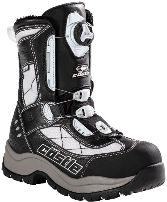 8 White Castle X Charge Boa Womens Snowmobile Boot