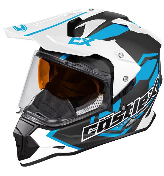 Castle X Mode DualSport SV Team Helmet, Matte Blue Canadian Tire