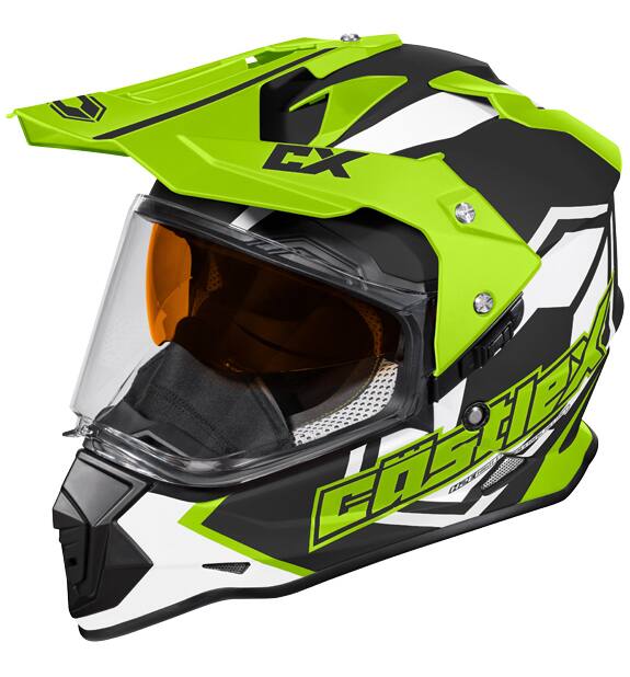 hi vis dual sport helmet