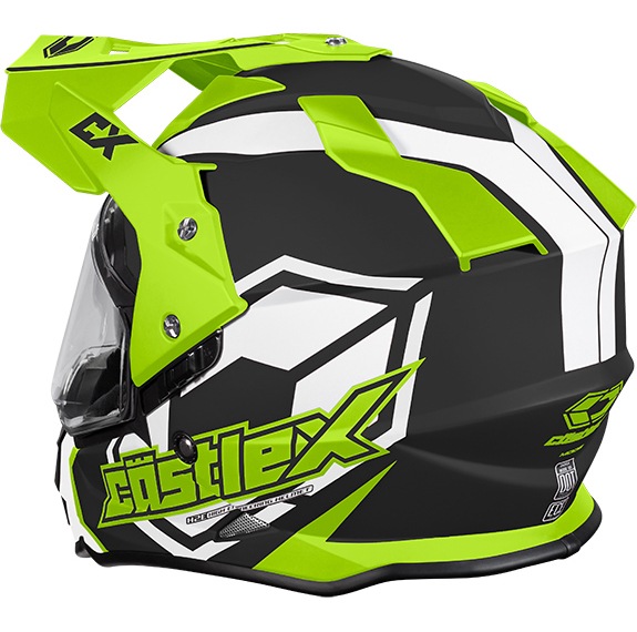 Castle X Mode DualSport SV Team Helmet, Matte HiVis Canadian Tire