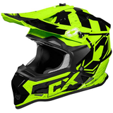 Castle X Mode MX Stance Helmet, Hi-Vis Front_Angled_Left