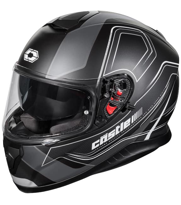 Castle X Thunder 3 SV Trace Motorcycle Helmet, Matte Black | Canadian Tire