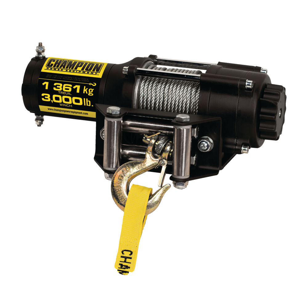 Champion Power Equipment Winch Kit with Snatch Block & Tree Saver