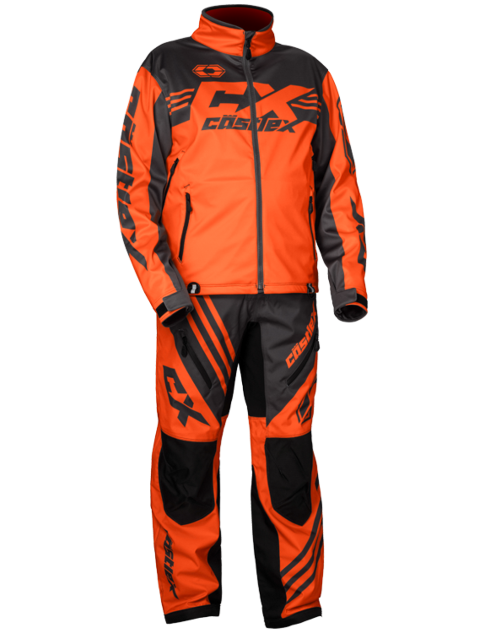 Pantalon de neige Castle X R21 Race hommes orange anthracite choix de tailles
