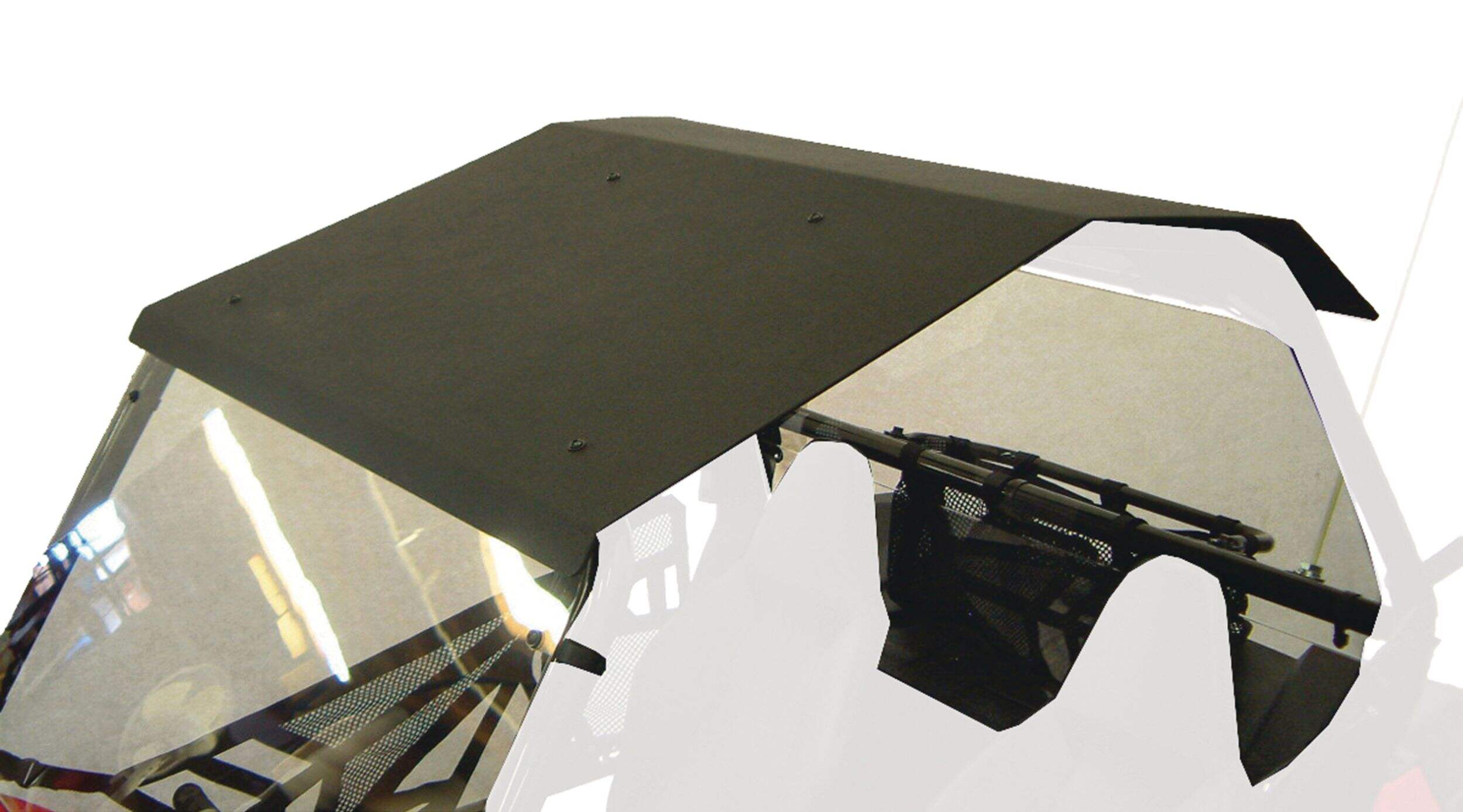 Kolpin UTV Roof & Windshield Kit Overhead_Plunge