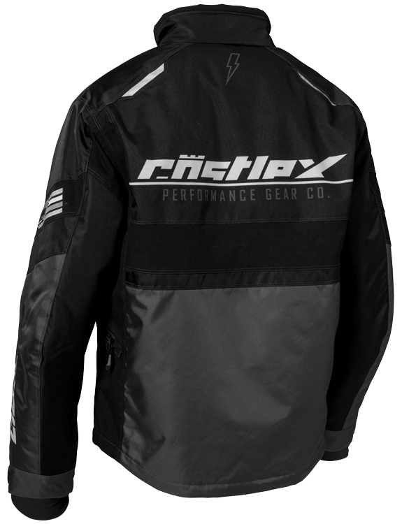 Castle X Men's Strike G4 Tall Snow Jacket, Black/ Charcoal/ Silver