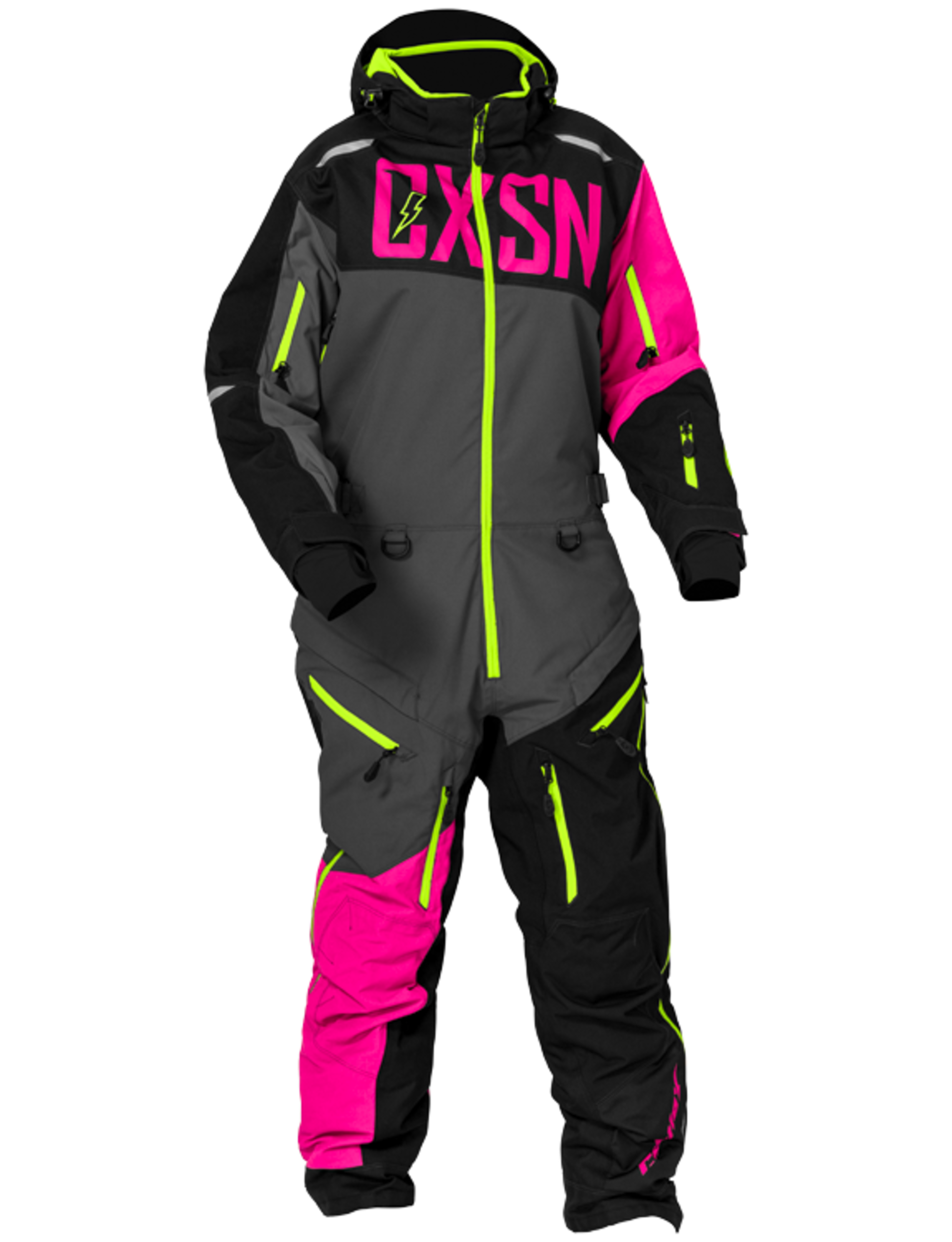 Castle Freedom G3 Women's Snow Monosuit, Charcoal/ Pink, Assorted Sizes Canadian Tire