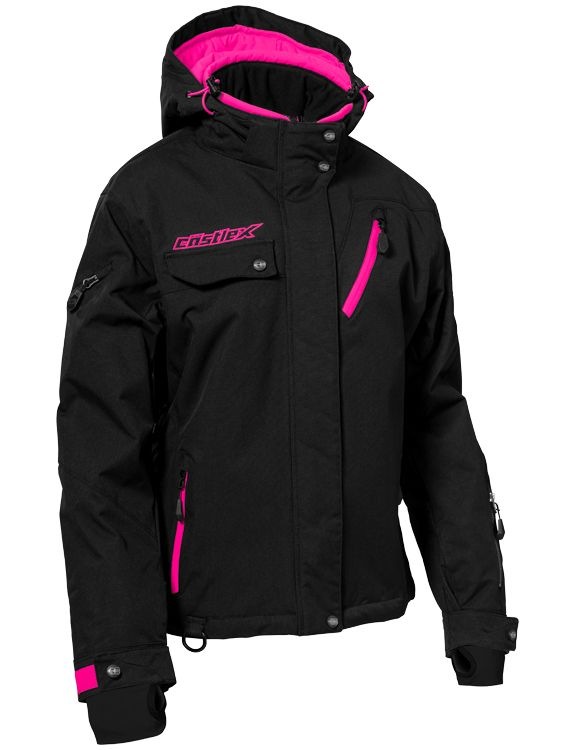 Castle X Powder G3 Women's Snowmobile Jacket, Black/Pink, Assorted Plus Sizes Canadian Tire