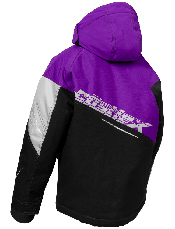 Castle X Code G3 Youth Jacket, Grape/Black/Silver Canadian Tire