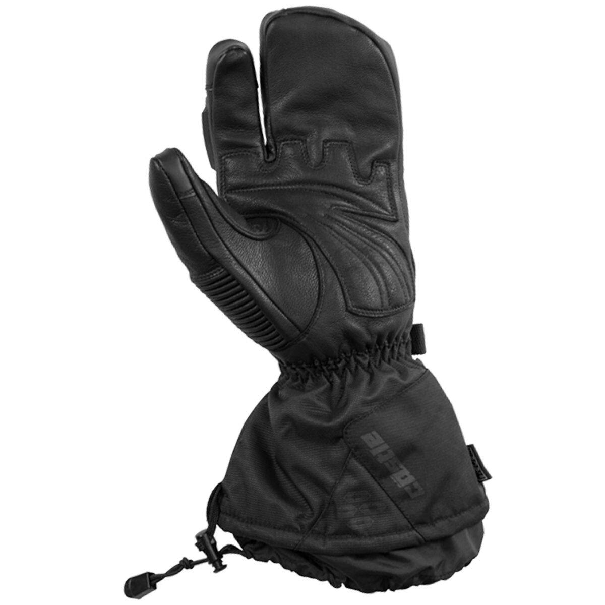 Castle X TRS G2 3-Finger Women's Snowmobile Gloves, Black, Assorted Sizes