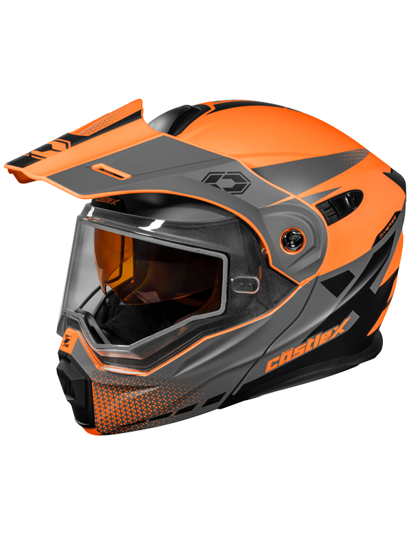 Castle X CX950 Diverge Modular DualSport Snowmobile Helmet with Dual